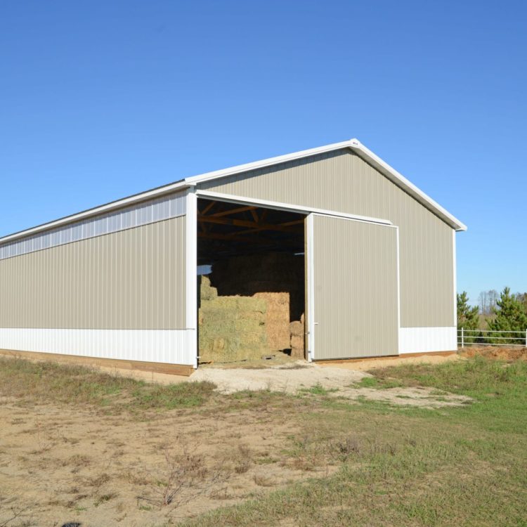 Hay barns and other crop storage facilities