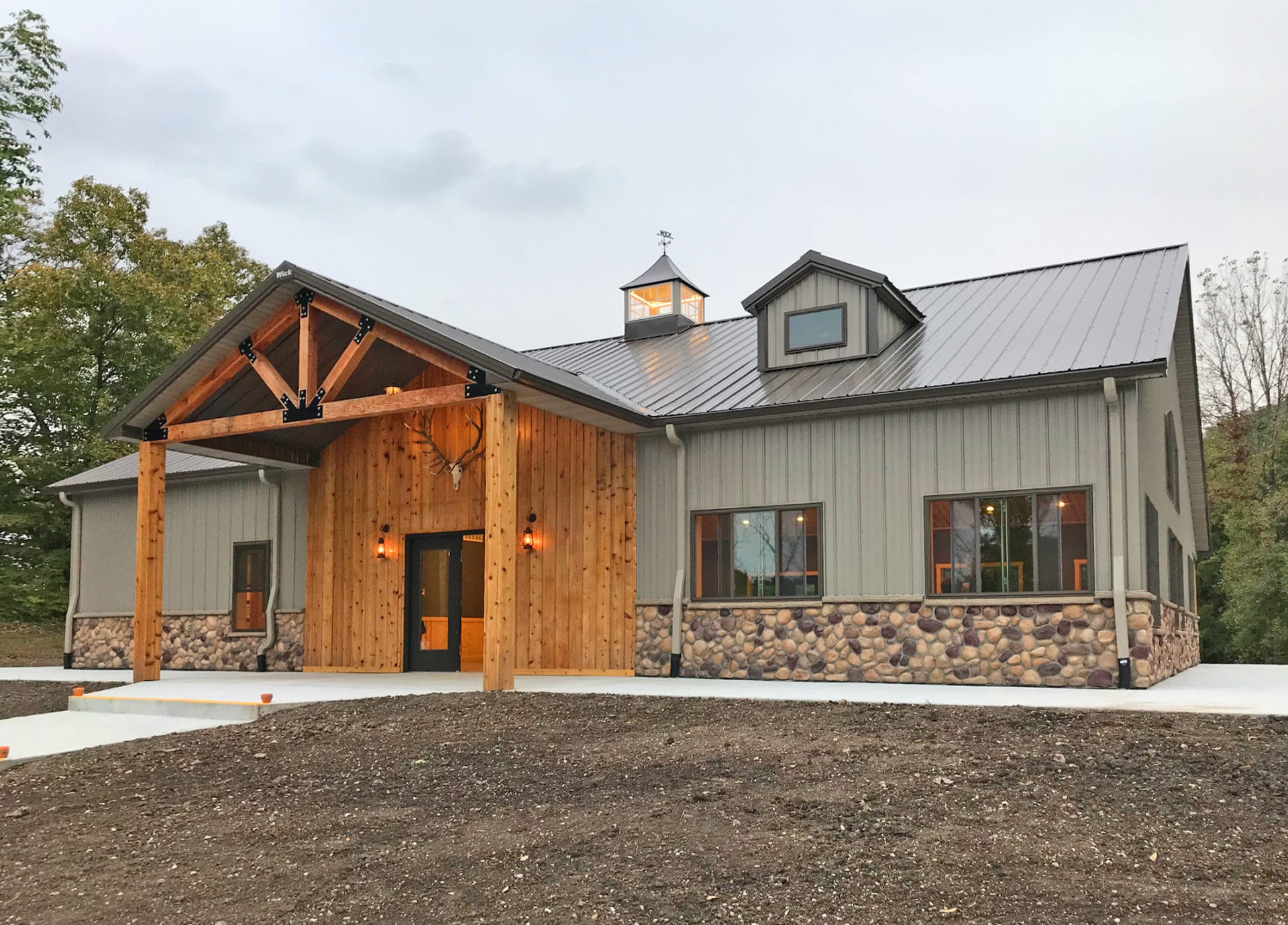 building quality pole barn homes - shouse - shome - wick