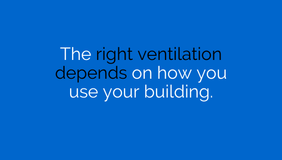 Proper ventilation is very important.